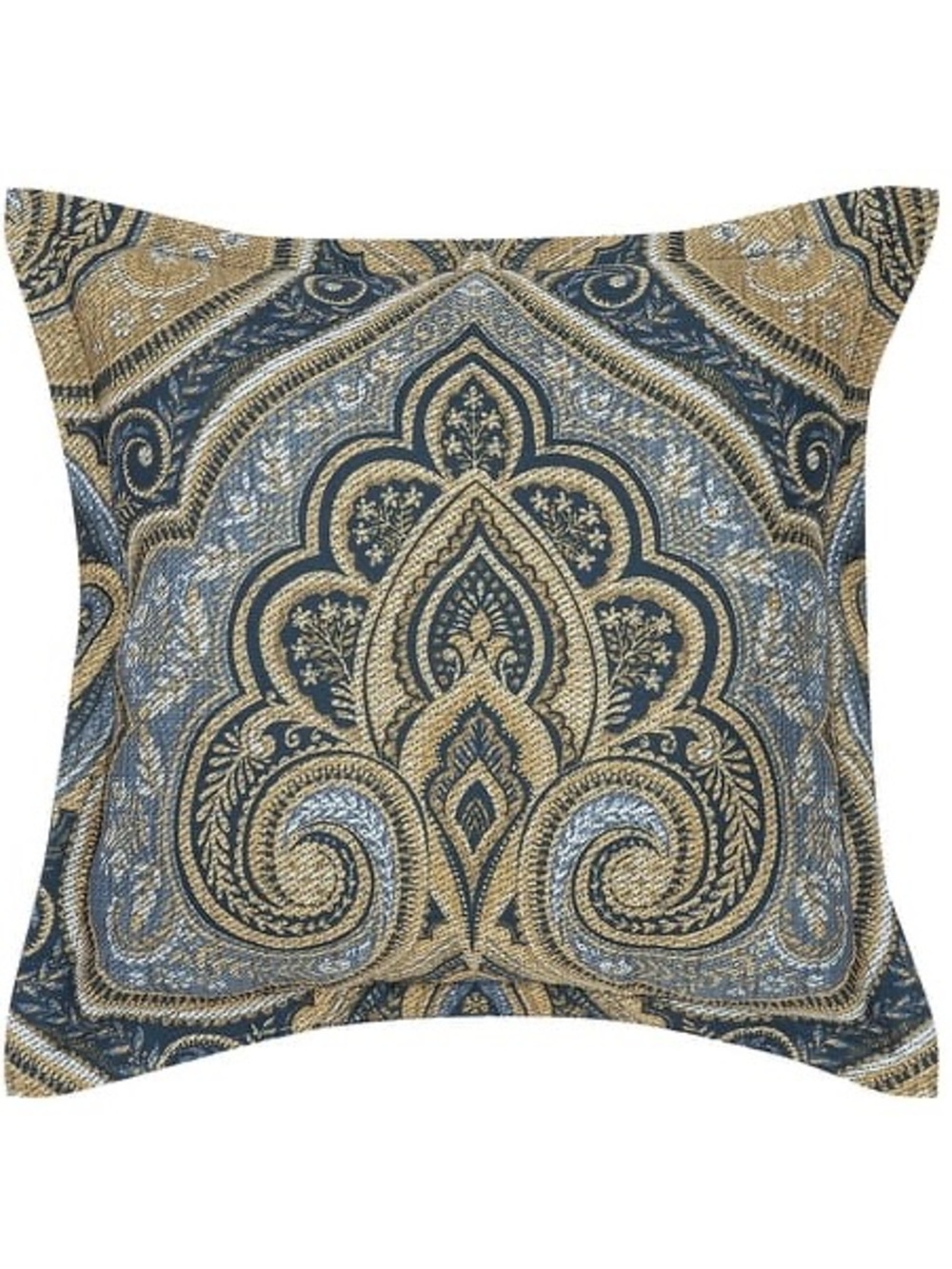 Royal Court Messina Blue 18-Inch Square Decorative Throw Pillow